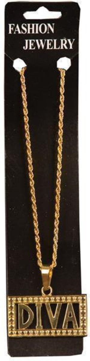 Halsketting Diva | Gouden ketting